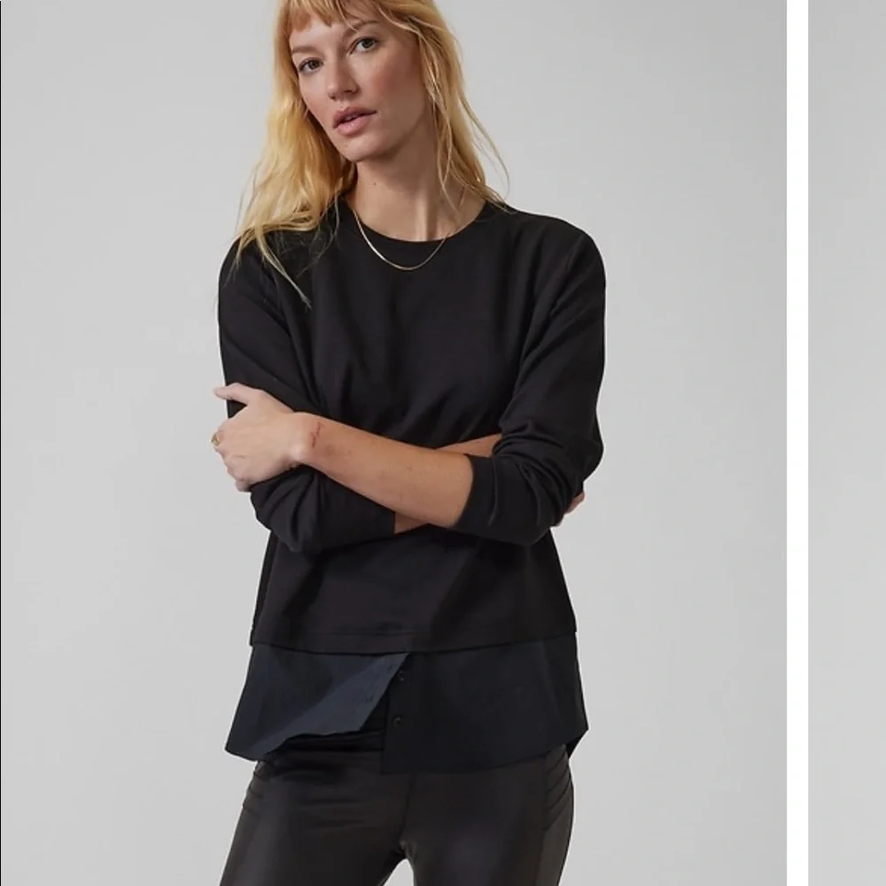 ATHLETA Gallery Top 2.0 // Black - Picture 1 of 9